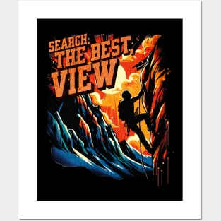 Search the Best View Mountain Climber Design Posters and Art